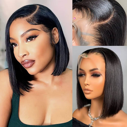 Natural Black (1B) | 13x6 Silky Straight Bob