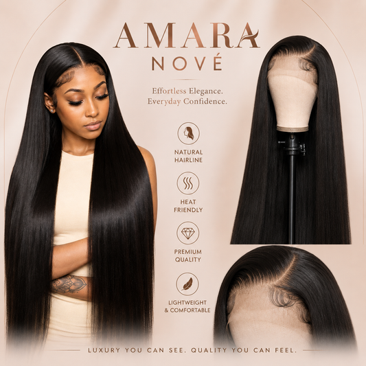Natural Black (1B) | 13x6 Silky Straight Frontal